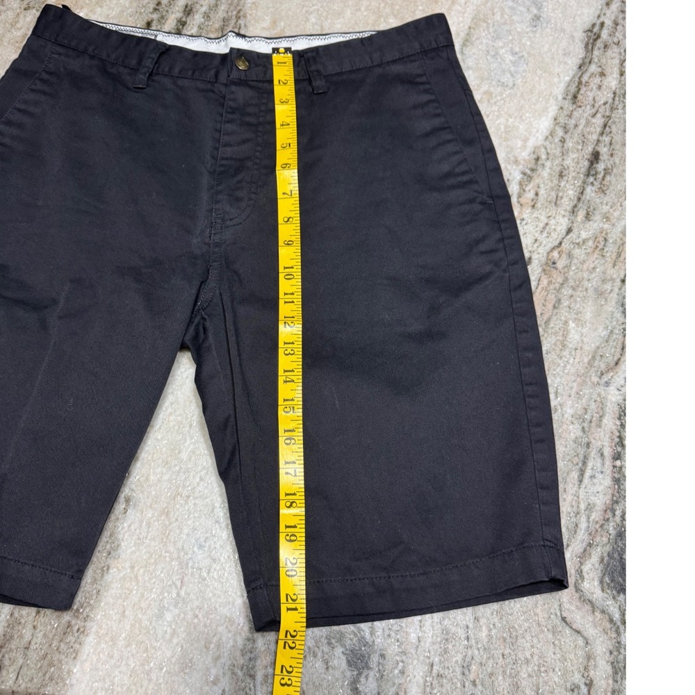 Volcom Shorts Mens 33 Black Chino Skate Flat Front Casual JEH01-0220-01 - Picture 6 of 13